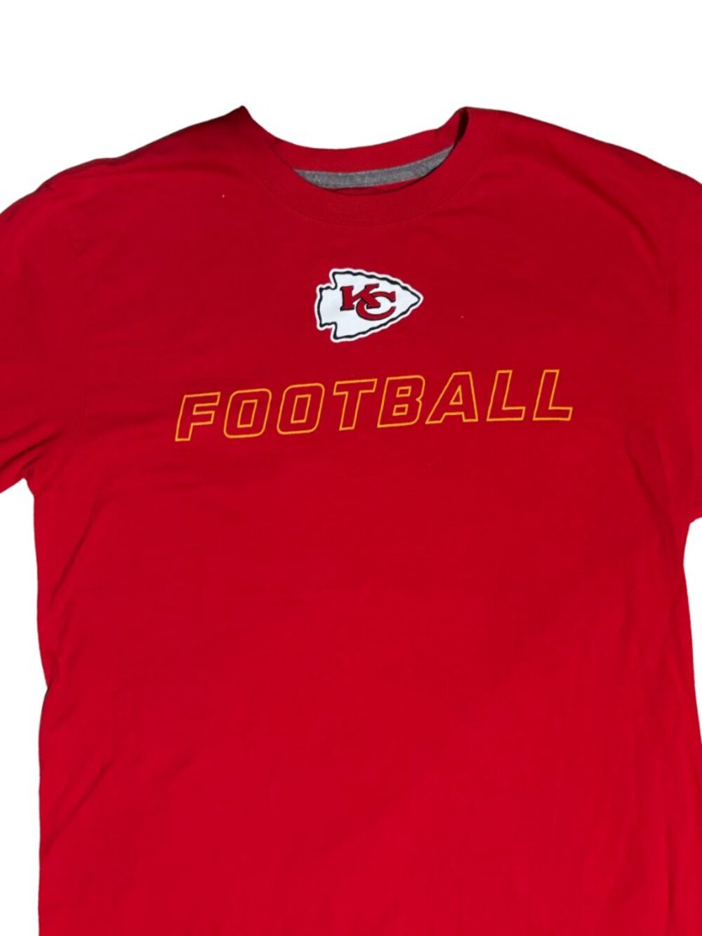 Nike Kansas City Chiefs Football Training Tee Red NFL Shirt Men’s Medium